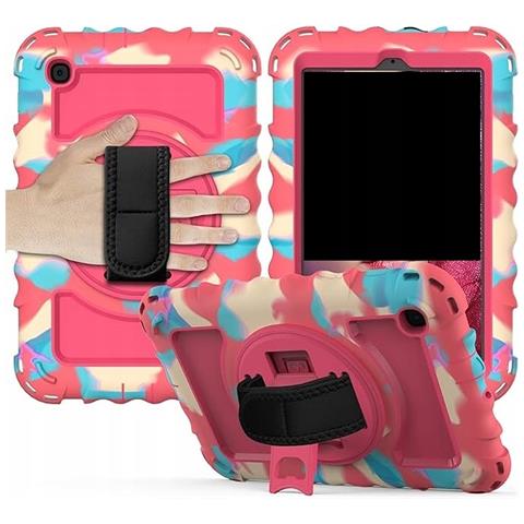 Custodia Per Galaxy Tab A 8.4"" Con Supporto E Tracolla Rosa - Foto 4