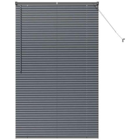 Tenda per Finestra con tende Manuale Grigio scuro Alluminio - Foto 1