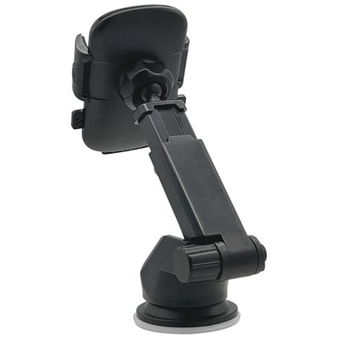 Supporto Per Auto Per Parabrezza E Cruscotto Con Braccio Telescopico, Nero - Foto 2