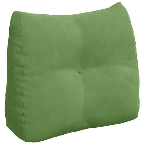 Cuscino per Schiena Verde chiaro 60 x 24 x 50 cm Velluto - Foto 1