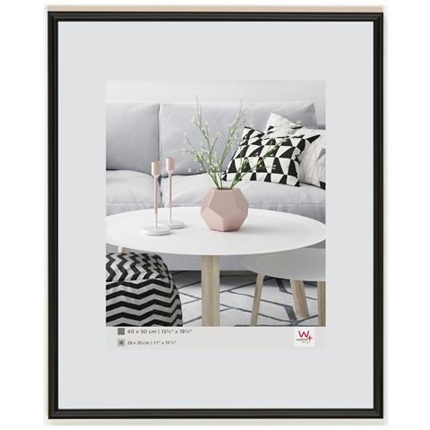 Galeria Cornice In Plastica 30x40 Nero - Foto 1