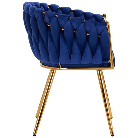 poltrona QS-GW06G blu navy - Foto 4