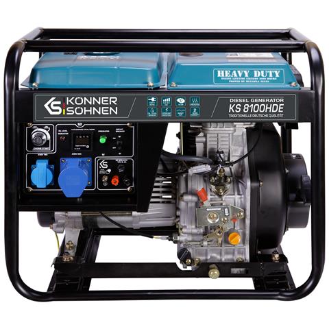Generatore diesel """" KS 8100HDE (EURO V) Tensione, V 230 Potenza massima /nominale (230V), kW 6.5/6 - Foto 4