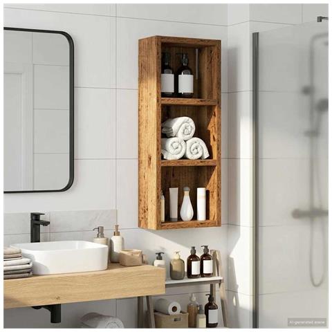 Armadio da bagno a muro Legno vecchio 20 x 10 x 50 cm - Foto 2