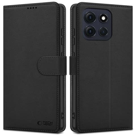 Custodia Libro Nera Con Scomparti Per Schede Motorola Moto G86 5g - Foto 1