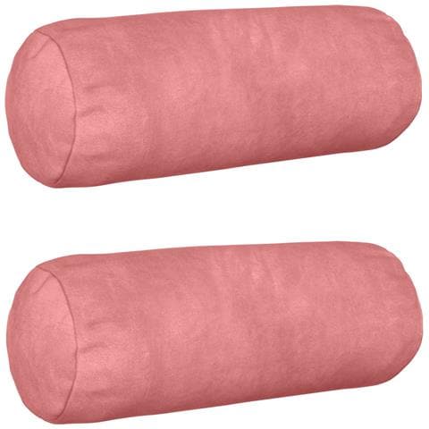 Cuscino con cuscino HEERLEN 2 pz Rosa Velluto - Foto 1