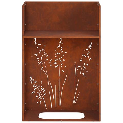 Vaso da giardino Ruggine 50 x 30 x 75 cm Acciaio Corten - Foto 9