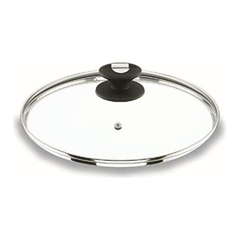 71926 - Coperchio in vetro da 26 cm con cestello per la cottura a vapore - Trasparente - Foto 1