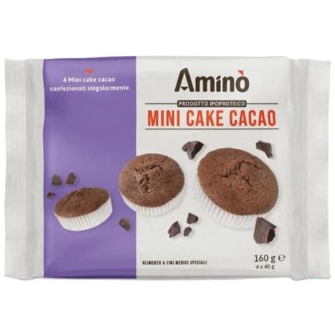 Amino' Mini Cake Cacao 4 Pezzi da 40 g - Foto 1