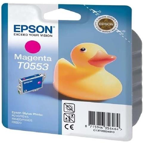 C13T05534010 Cartuccia Ink Originale Magenta Stylus Foto R240 Ink / R245 Ink Capacità 290 Pagine - Foto 5