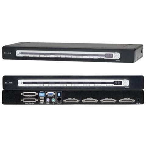 Switch KVM Belkin OmniView F1DA116ZEA - 16 Computer - 1920 x 1440 - 2 x Porta PS / 2 - Rack-Montabile - Foto 1