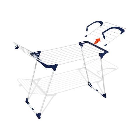 Stendibiancheria Duplo con prolunga ribaltabile e regolabile - Foto 1