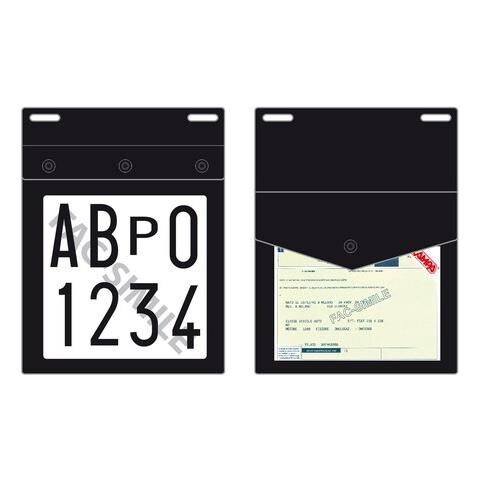 19907 Porta Targa Prova A Doppia Tasca - Foto 7