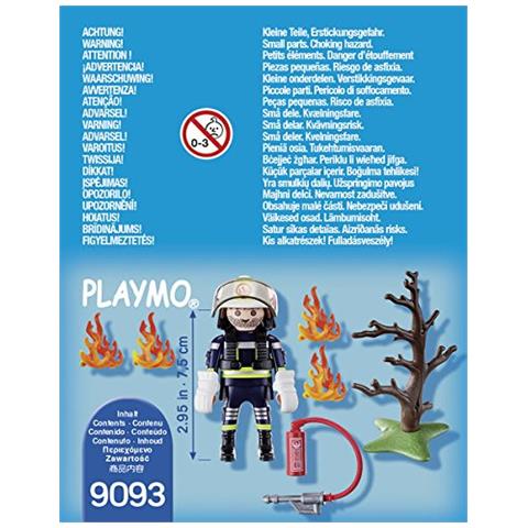 Playset Pompiere con Albero in Fiamme - Foto 1