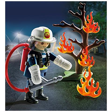 Playset Pompiere con Albero in Fiamme - Foto 4