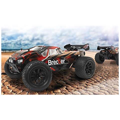 059740-brecter Truggy Bl 4wd 1:10 Lipo 2,4ghz Con Led-multigiocatore, Elettronica Resistente Agli Schizzi D´acqua, Doppia Protezione Antiurto, Colore Rosso, Nero, 59740 - Foto 3