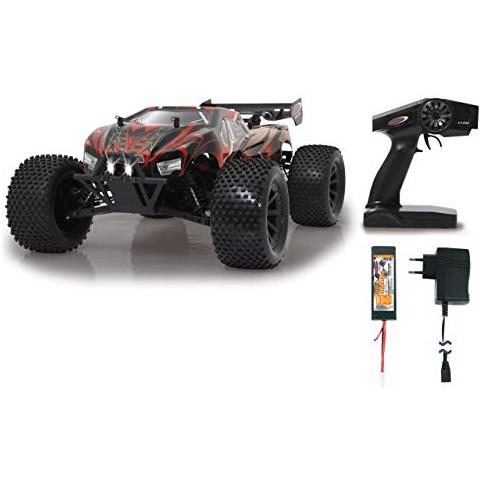 059740-brecter Truggy Bl 4wd 1:10 Lipo 2,4ghz Con Led-multigiocatore, Elettronica Resistente Agli Schizzi D´acqua, Doppia Protezione Antiurto, Colore Rosso, Nero, 59740 - Foto 1