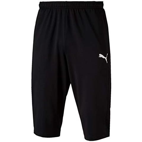 Liga Formazione 3/4 Pants, Pantaloni Uomo, Nero, Nero, Bianco, Xl - Foto 1