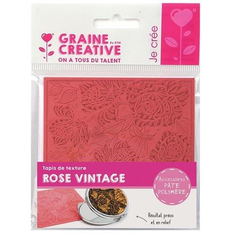 Tappeto Di Texture Per Fimo - Rosa Vintage - Foto 1