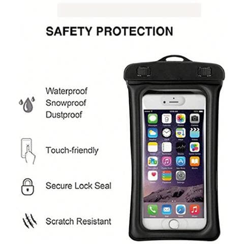 Borsa Portacellulare Galleggiante Impermeabile Universal Black 2 Pacchi - Foto 11