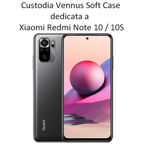 Vennus Custodia Tpu Silicone Lite Cover Soft-case Per Xiaomi Redmi Note 10 - 10s Light Blue - Foto 2
