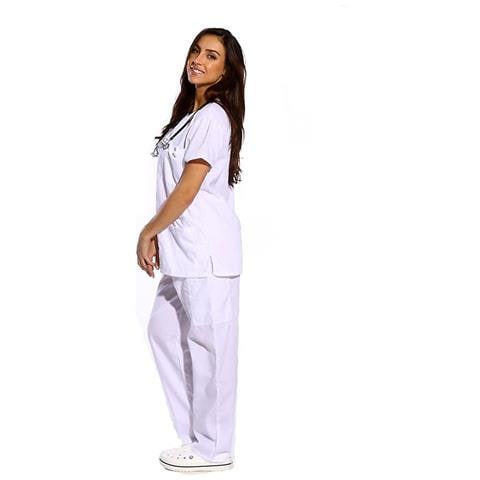 HTN Scrub Da Donna Imposta Sei Scrub Medici Tascabili (scollo A V Con Pantalone Da Carico) HTN Scrub Da Donna Imposta Sei Scrub Medici Tascabili (scollo A V Con Pantalone Da Carico)