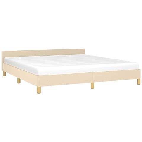 Giroletto senza Materasso Crema 160x200 cm in Tessuto - Foto 2