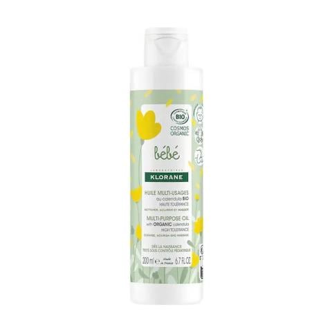 Olio Multifunzionale Formulato Con Ingredienti Di Origine Naturale Al 100%, Klorane, Bebe Bio, 200 Ml - Foto 2