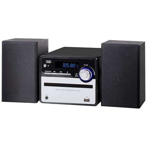 HCX 10F6 Mini impianto audio domestico 20 W Nero, Argento - Foto 1