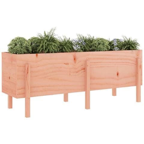 Fioriera Rialzata Giardino 160x50x57 Cm Legno Massello Douglas - Foto 3