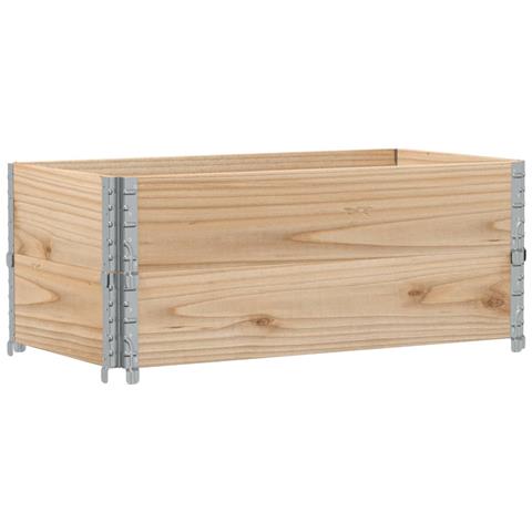 Paretali Per Pallet 2 Pz 100x50 Cm In Legno Massello Di Pino - Foto 1