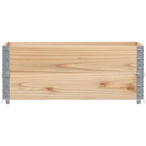 Paretali Per Pallet 2 Pz 100x50 Cm In Legno Massello Di Pino - Foto 2