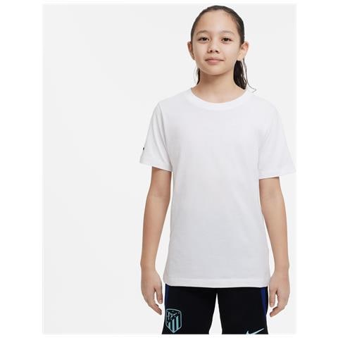 T-Shirt Team Club 20 Cz0909-100 Bambino Taglia Xl Colore Bianco - Foto 4