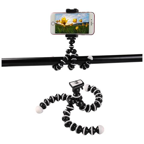 Supporto Flessibile Regolabile Per Treppiede Per Telefono, Treppiede Per Fotocamera, Treppiede Per Webcam L - Foto 1