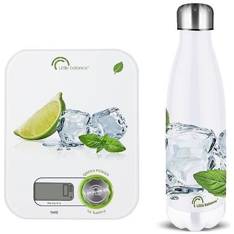 Bilancia Da Cucina Elettronica 5kg / 1g + Bottiglia Termica - 8530-littlebalance - Foto 1