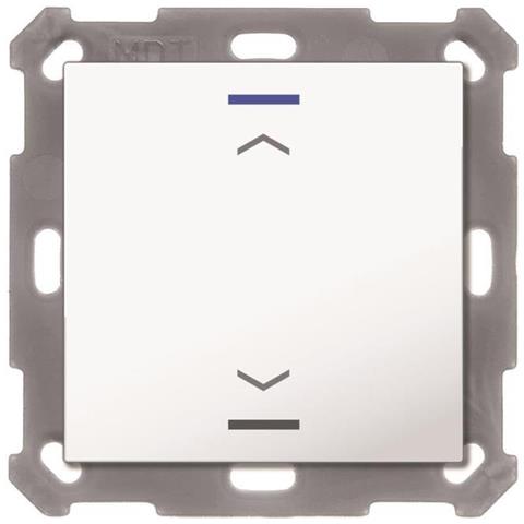 Mdt Be-tal5501.a1 Taster Light 55 1fach Rgb-w Reinwei Glnzend Jalousie (be-tal5501.a1) - Foto 1