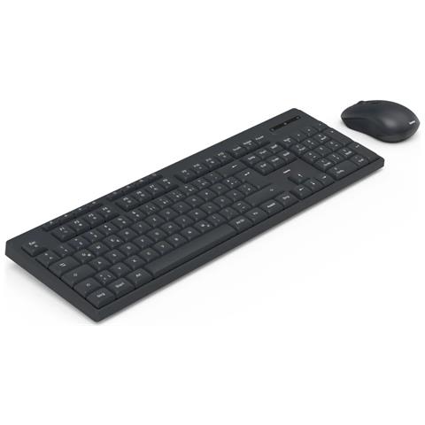 Tastiera e Mouse Wireless 00173056 (Layout Tedesco) Colore Nero - Foto 8