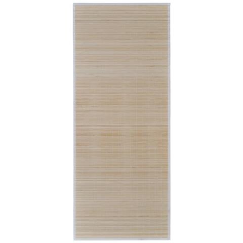 Tappeti Rettangolari In Bambù Naturale 4 Pz 120x180 Cm - Foto 2