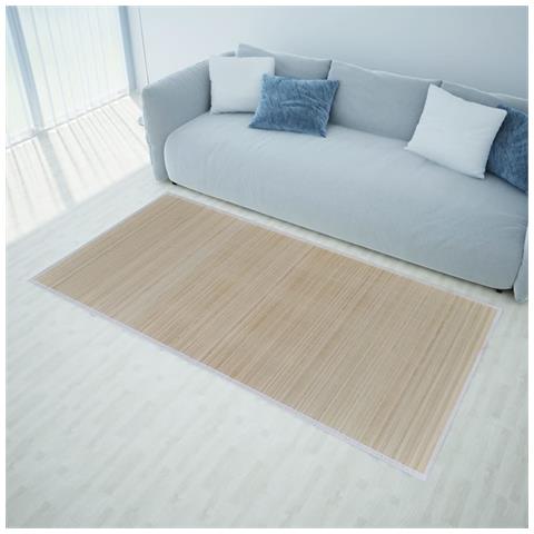 Tappeti Rettangolari In Bambù Naturale 4 Pz 120x180 Cm - Foto 7