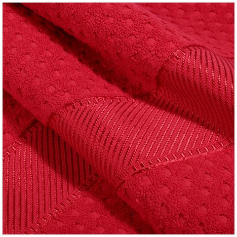 Telo Bagno Spugnissima Sirena In Cotone Colore Rosso Misura Standard - Foto 2