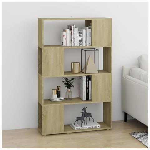 Lusso Casadino -  Libreria/divisorio Rovere Sonoma 80x24x124,5 Cm In Truciolato - Foto 2