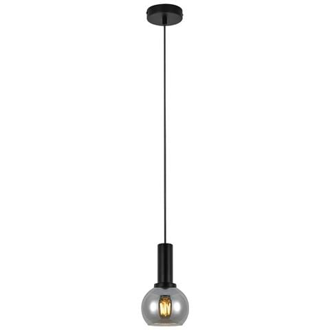 Lampada A Sospensione Vintage Per Sala Da Pranzo, 1 Fiamma Nera, E27, Per Soggiorno - Foto 1
