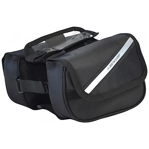 Borsa Da Telaio Bici Con Supporto Smartphone Integrato, Nero - Foto 1