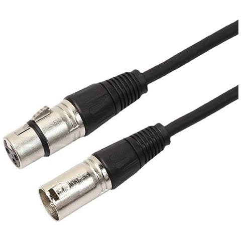 Cavo Di Prolunga Per Microfono Xlr Maschio-femmina - Cavo Audio Bilanciato A 3 Pin 1 M - Foto 2