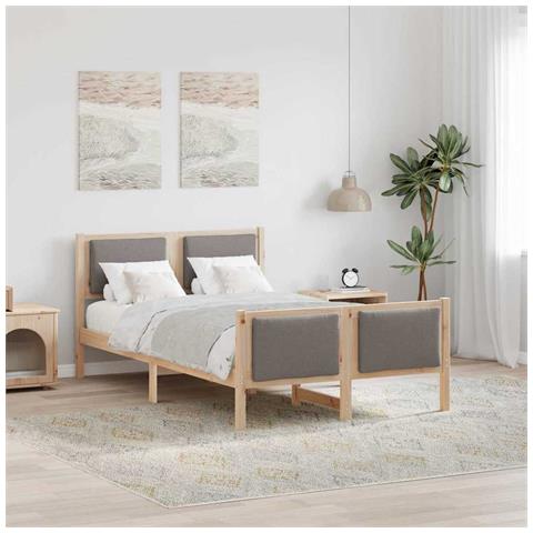 Struttura del letto con testiera Talpa 120 x 190 cm Tessuto - Foto 2