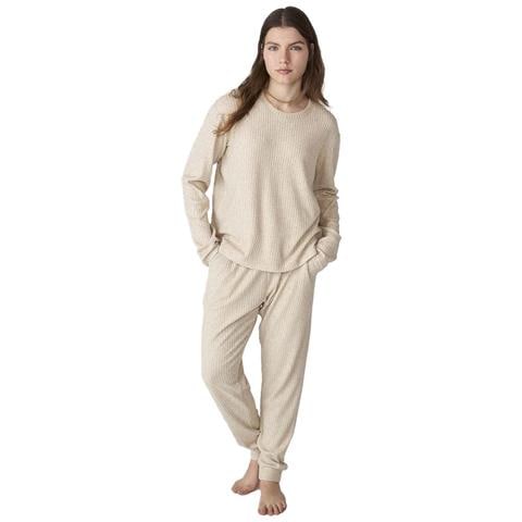 Jjbfp2000 Pigiama A Coste A Maniche Lunghe Da Donna - Foto 1