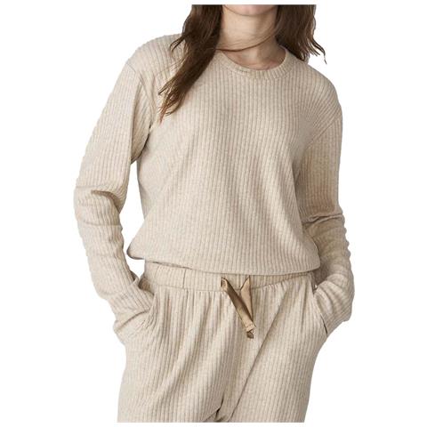 Jjbfp2000 Pigiama A Coste A Maniche Lunghe Da Donna - Foto 3