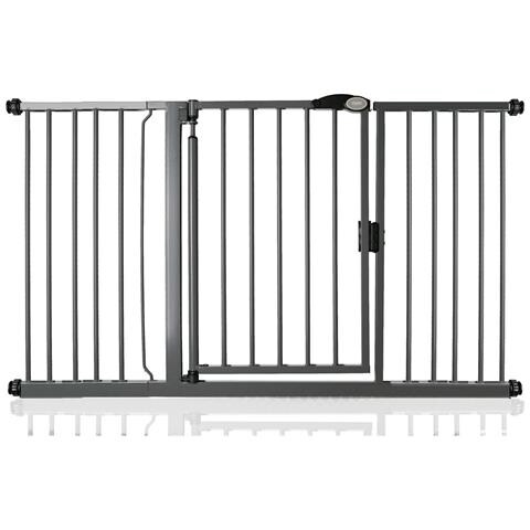 Safetots Cancelletto Per Scale A Pressione Con Chiusura Automatica, 147cm - 154cm, Grigio Ardesia - Foto 1