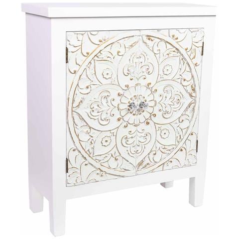 Credenza In Legno Con 2 Porte 68x27,5x82 - Foto 1