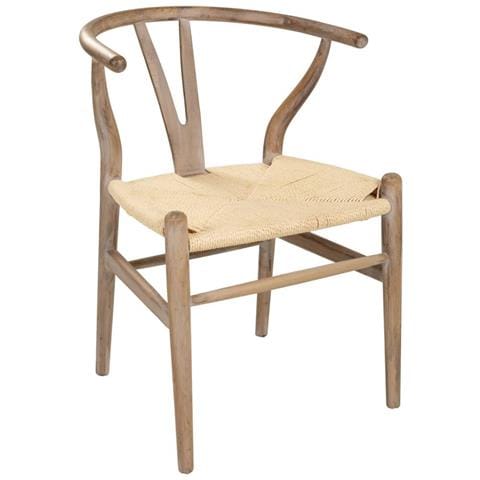 Poltrona In Legno Marrone 50x41x44/77h - Foto 1